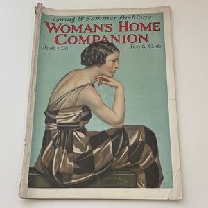 Vintage 1920‎ Woman’s Home Companion Ephemera Magazine Art Journal Paper Collect